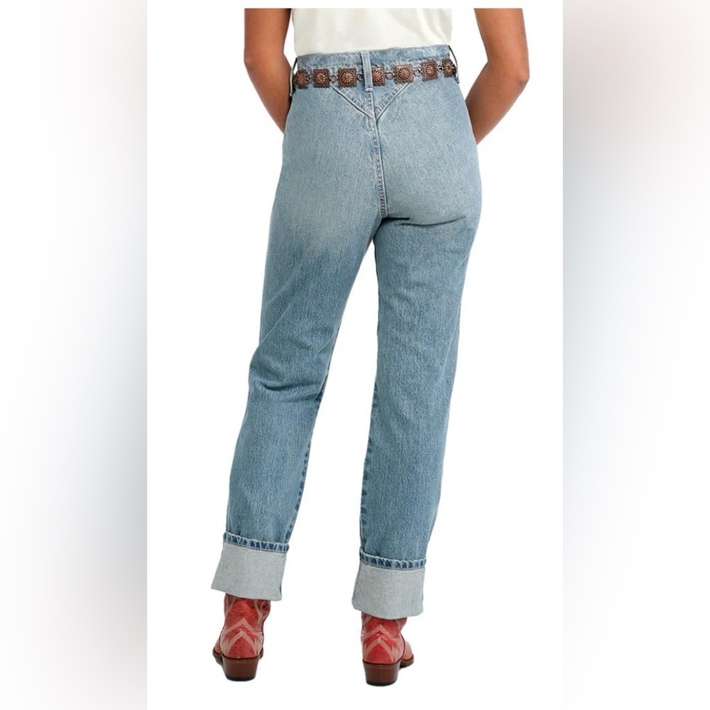 Cruel Girl Light Blue Straight Leg Jeans size 25 “NEW” - Picture 2 of 4